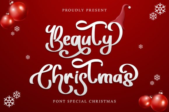 Beauty Christmas Font: A Festive Script for Seasonal Campaigns