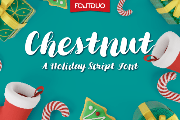 Chestnut: A Festive Script Font for Modern Web Design