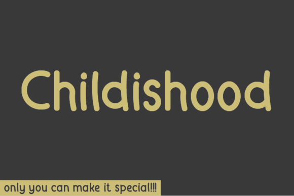 Childishood: A Natural Handwritten Font for Modern Editorial Design