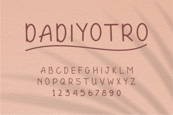 Dadiyotro: A Sweet Handwritten Font for Modern Branding Projects