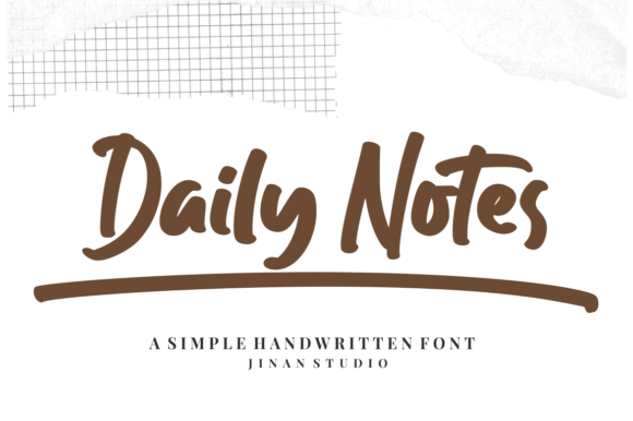 Daily Notes: A Handwritten Font That Brings Romance to Holiday Branding