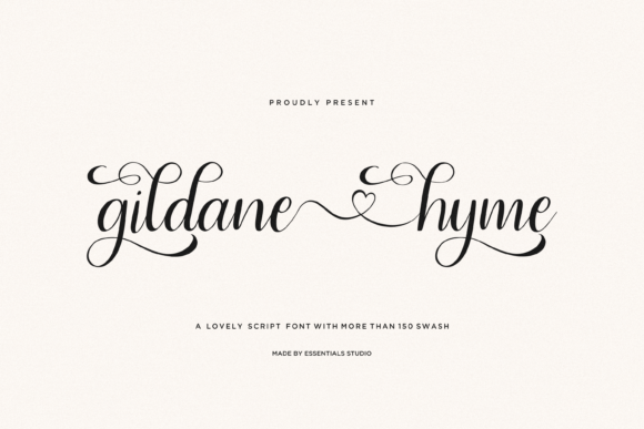 Gildane Hyme: The Script Font That Elevates Campaign Typography