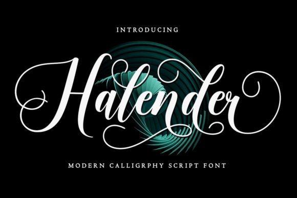 Halender: A Refined Script Font for Modern Editorial Design