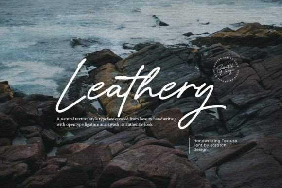 Leathery: A Modern Script Font for Authentic Branding Projects