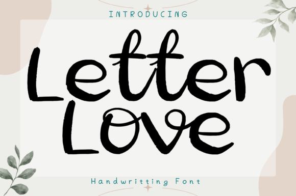 Letter Love: A Whimsical Handwritten Font for Modern Editorial Design