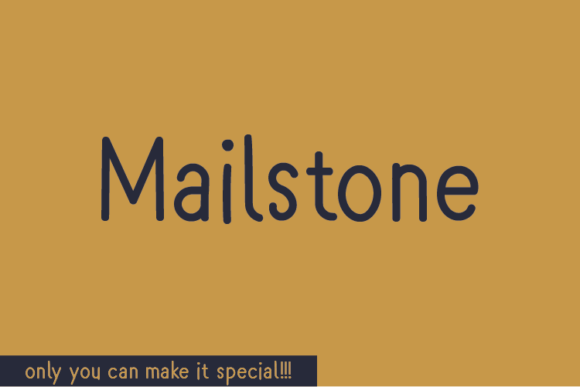Mailstone: A Handwritten Font That Elevates Campaign Visuals