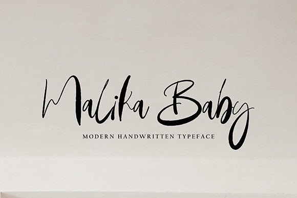 Malika Baby: A Charming Script Font for Modern Web Design Projects
