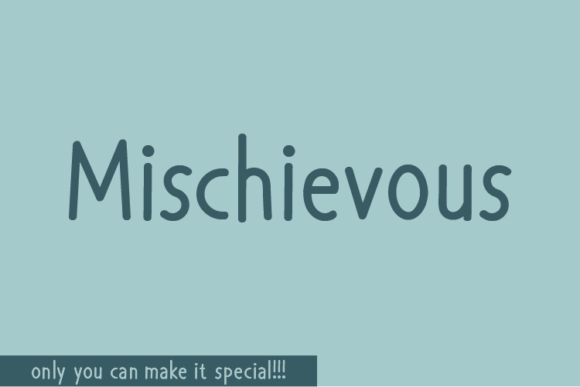 Mischievous: A Handwritten Font That Adds Personality to Brand Design