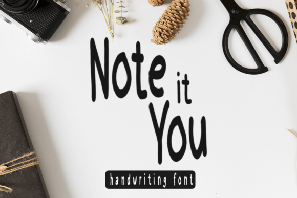 Note It You: A Quirky Handwritten Font for Modern Branding Projects