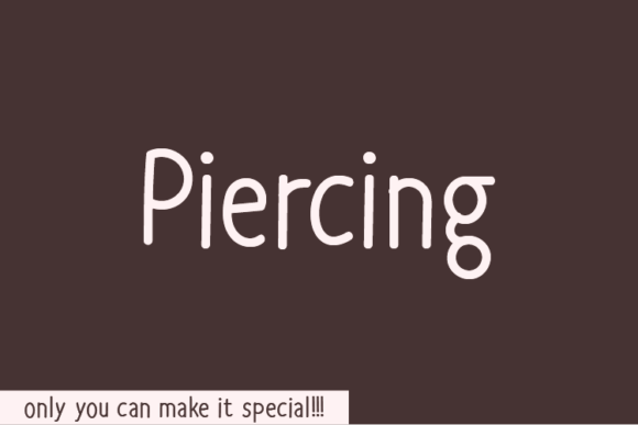 Piercing: A Handwritten Font That Cuts Through Digital Noise