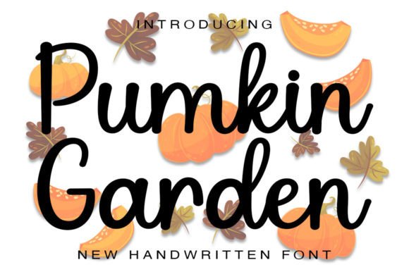 Pumkin Garden: A Modern Handwritten Font for Crafty Makers and Branding Enthusiasts