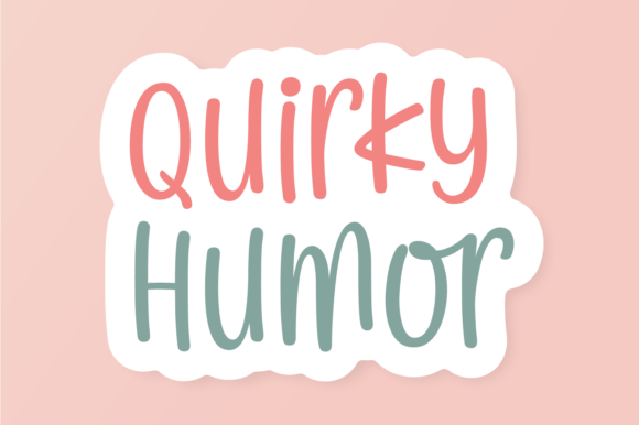 Quirky Humor: A Handwritten Font That Adds Personality to Your Handmade Creations