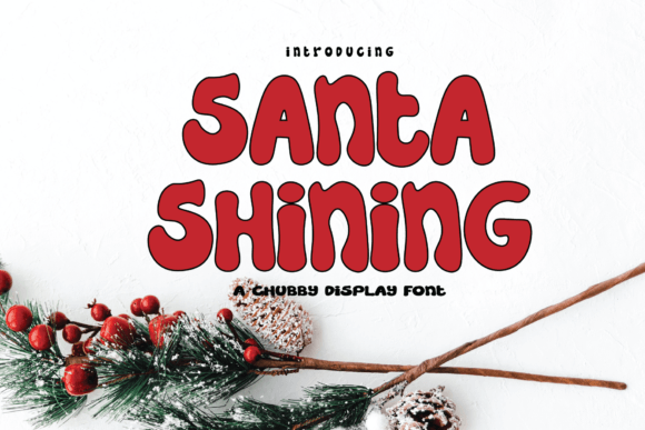 Santa Shining: A Modern Handwritten Font for Editorial Charm