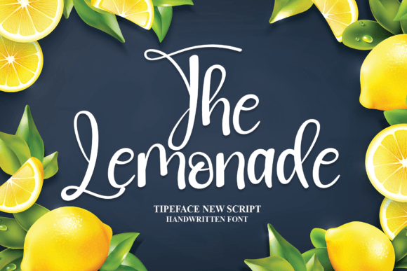 The Lemonade: A Handwritten Font for Warm Editorial Design