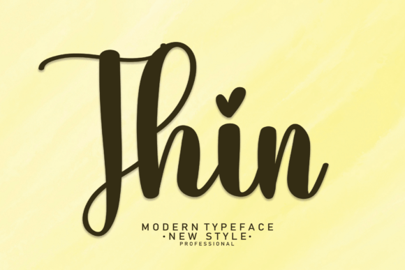 Thin: A Handwritten Font for Modern Brand Campaigns