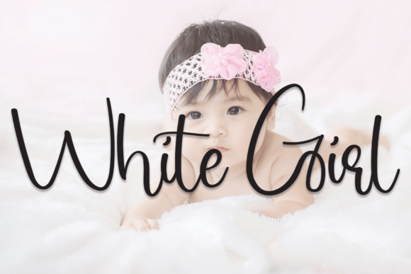 White Girl: A Handwritten Font with Editorial Charm